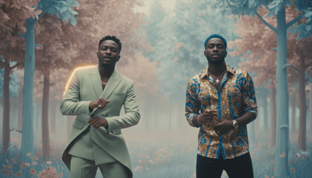 音樂波形數位呈現 WurlD 和 Marioo 歌曲 Lighter 的靈魂,聚焦於非洲節奏和 R&B 元素。