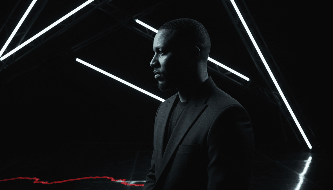 IA analizando ritmos de reggaeton y vibraciones urbanas latinas para conceptualizar un video musical para 'Novio No' de Sech, Ryan Castro, Kybba, generando ideas visuales vibrantes para escenas y efectos.