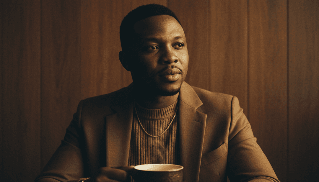 AI가 Aweh Remix의 오디오 파형과 리듬 패턴을 분석하는 개념 렌더링, 레게와 힙합의 영향을 보여줌.