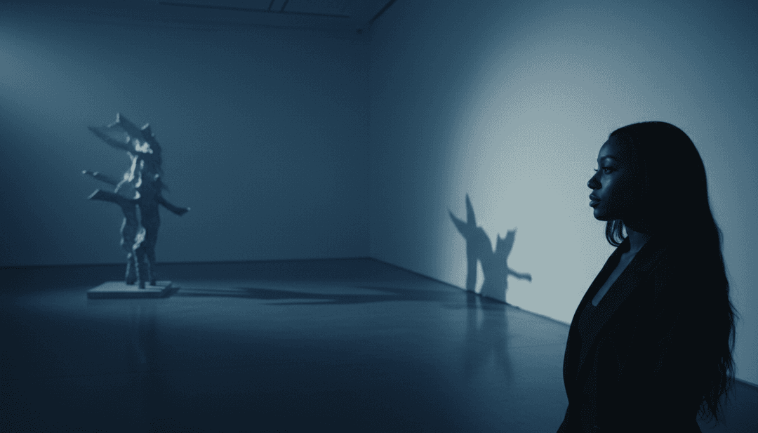 Analyse IA des paroles de 'Mess' de Tniyah et du rythme R&B soul, montrant des ondes audio spectrales se transformant en visuels poétiques, signifiant le début d'un nouveau clip musical.