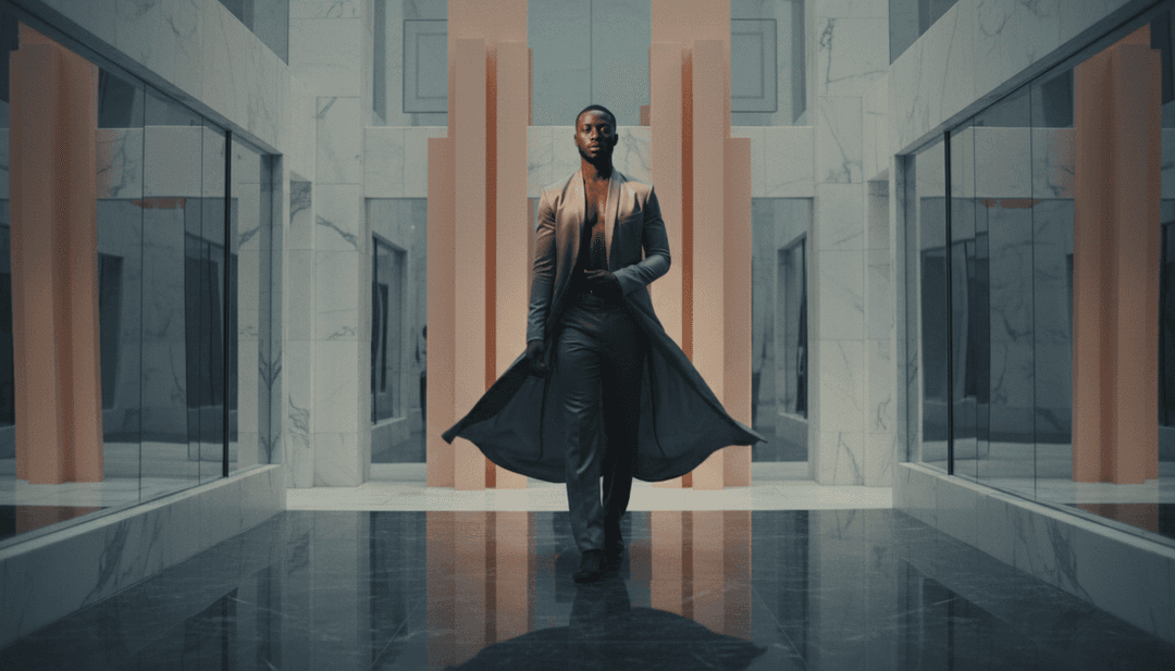 L'IA interprétant les rythmes afrobeats et les thèmes dancehall sensuels de 'Waist' d'Omah Lay en concepts visuels initiaux