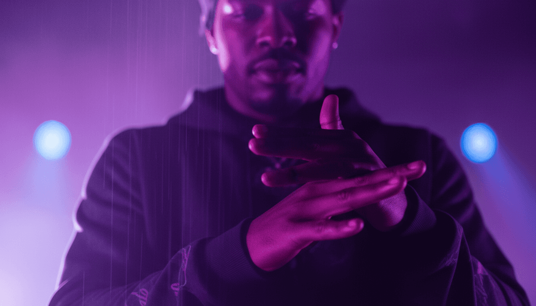 Interface utilisateur de freebeat.ai montrant les options pour télécharger un MP3 et générer un clip musical ou une pochette d'album