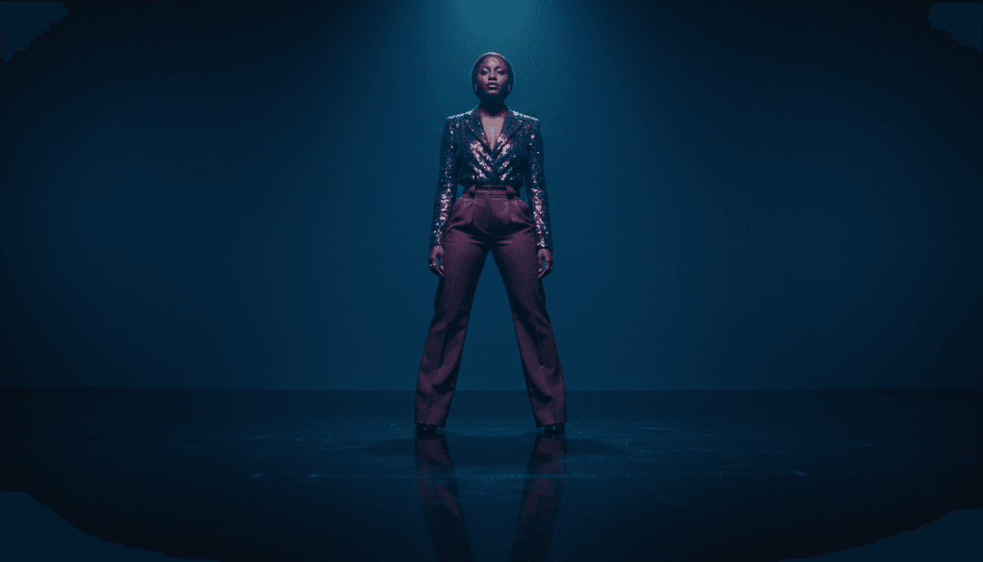 KI analysiert die Klangebenen von Don't Remind Me by Amber Mark and Anderson .Paak, visualisiert R&B-, Pop- und Hip-Hop-Elemente.