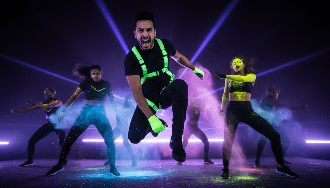 freebeat.ai의 사용자 친화적인 인터페이스 스크린샷. MP3 업로드, 무료 캡션 추가, 뮤직 비디오 생성 옵션을 보여주며, 완성된 'Shake It To The Max' 비디오가 재생 중입니다.