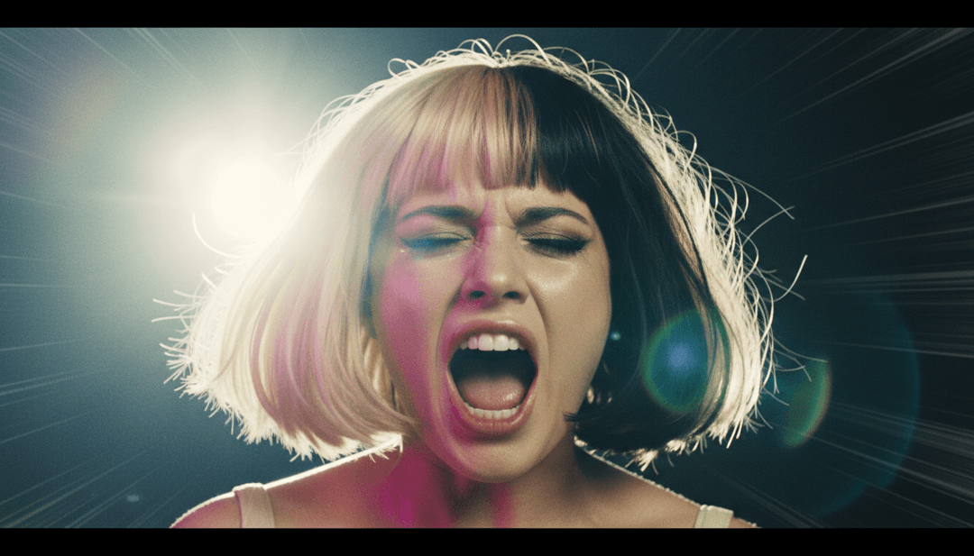 Un video musical pulido y de alta definición para 'Beautiful People' reproduciéndose en una pantalla, mostrando las potentes capacidades de generación de videos musicales con IA de freebeat.ai.