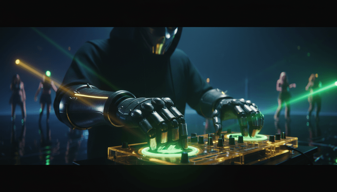 Interpretação conceitual da IA da forma de onda musical de 'Dirty Cash (Money Talks)', analisando batidas e inflexões vocais para entender seu cerne r&b, dance-pop e hip-hop.