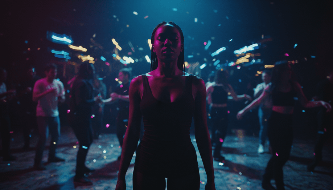 PAWSA의 "TOO COOL TO BE CARELESS"의 파형과 멜로디 구조를 분석하여 시각적 컨셉을 생성하는 AI.