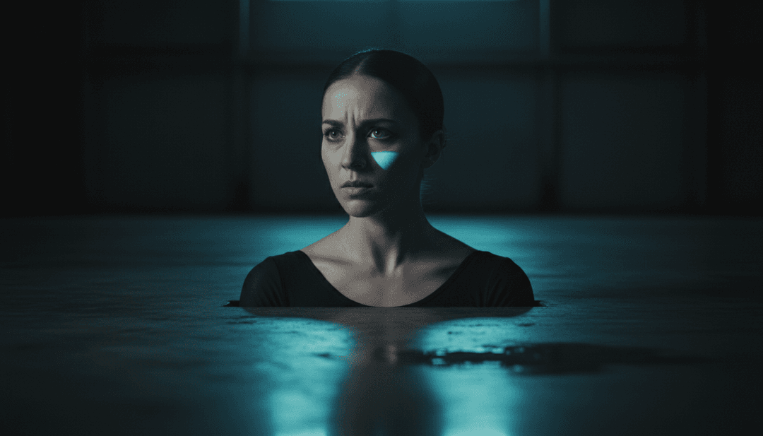 充满活力、动态的 AI 生成视觉效果,与舞曲节拍同步,为数字画布上的 'Somebody (2024)' 呈现合成波纹图案和抽象电子形式。