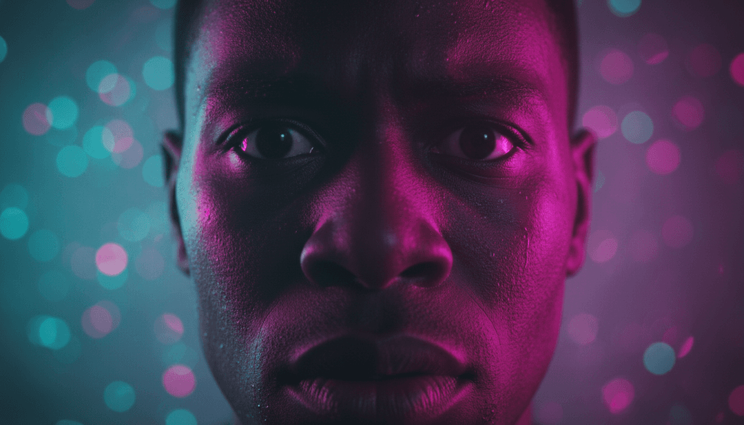 L'IA interpreta i complessi ritmi trap e hip-hop di 'leavemealone' di Fred again.., Baby Keem, immaginando paesaggi urbani astratti.