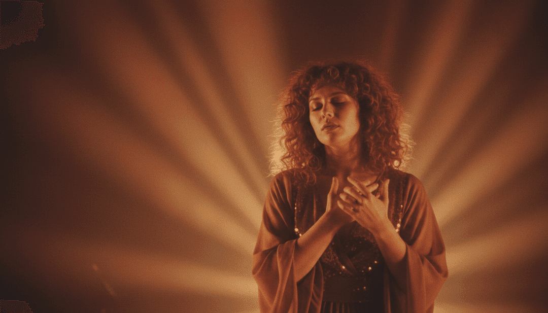 Abstrakte Visualisierung von Schallwellen, die das Electronic Dance Music Genre von 'My Love (2024)' interpretieren und lebendige Energie zeigen.