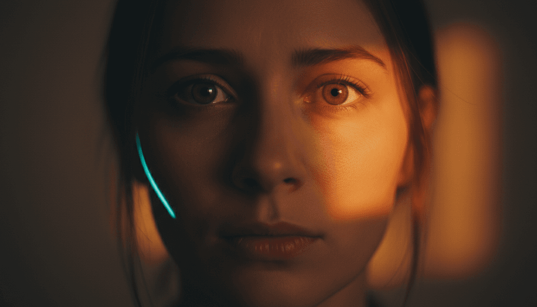 Dynamic animation sequences syncing to specific beats and vocal phrases from Blair Muir's 'REHAB,' showing colorful light trails and fluid, expressive movements.