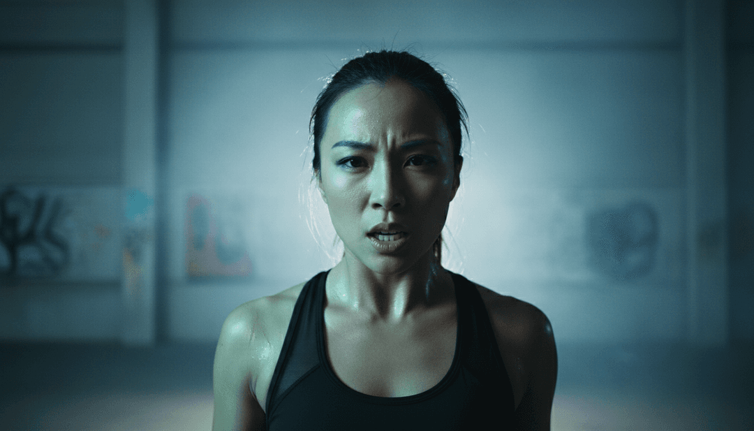 抽象的な光る音波が鮮やかなダンスフロアシーンに変形し、freebeat.aiが「It's That Time - FISHER Remix」のエネルギッシュなハウスミュージックを解釈する様子を象徴しています。