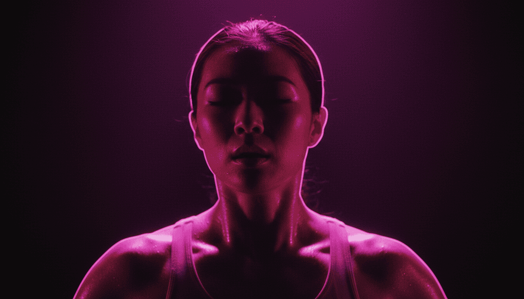 ベース周波数が万華鏡のようなパターンとレーザービームに噴出し、DJのミキサーに触れる手に同期するダイナミックなビジュアライザー。AIがオーディオをビジュアルに変換する様子を示しています。