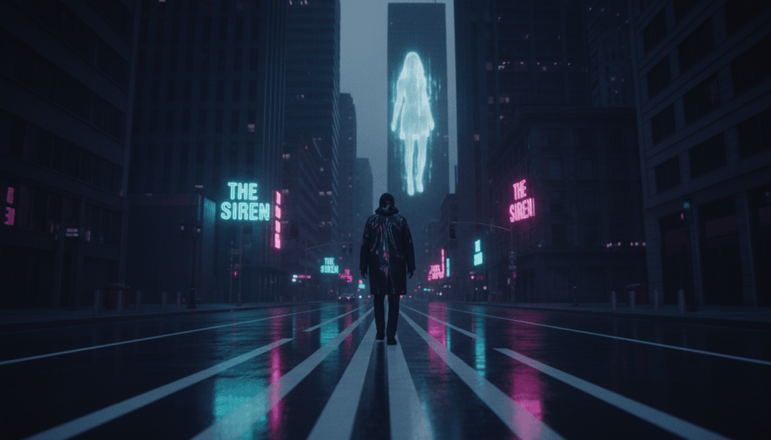 AI가 'Where You Are'를 위해 생성한 역동적인 영상으로, 반짝이는 빛줄기, 진화하는 신스 웨이브, 일렉트로닉 비트에 맞춰 춤추는 미묘한 형상을 묘사하며 뮤직비디오 생성기의 기능을 보여줍니다.