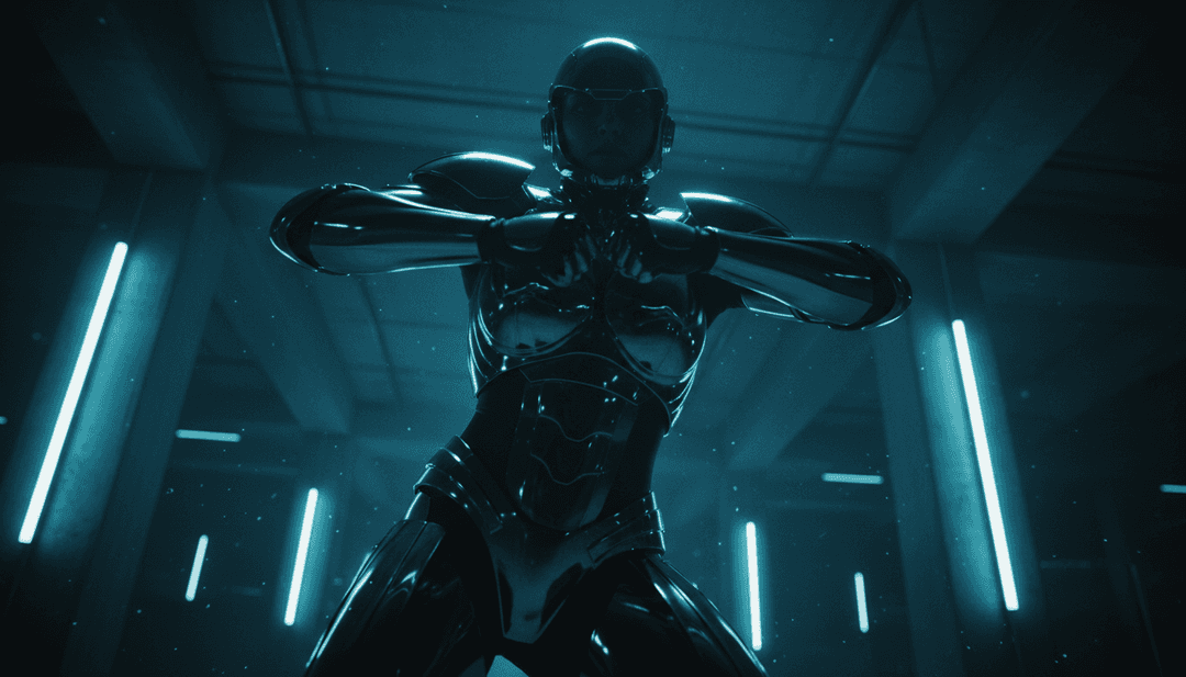 इलेक्ट्रॉनिक संगीत तरंगों और सिंथ पैटर्न का अमूर्त दृश्य प्रतिनिधित्व एक रचनात्मक अवधारणा में परिवर्तित हो रहा है।