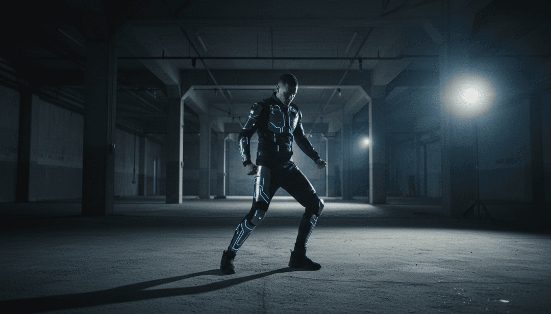 动态视觉序列展示 DJ 双手在唱机上,演变为抽象的脉动光城,代表“Tell Me Why - MEDUZA Remix”的铺垫和高潮。