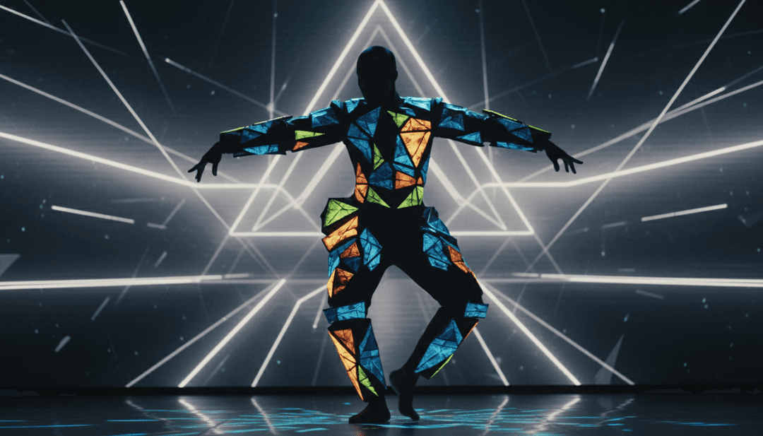 KI-Algorithmen visualisieren die globalen Rhythmen und die energetische Dance-Pop-Essenz von Makeba - Ian Asher Remix.