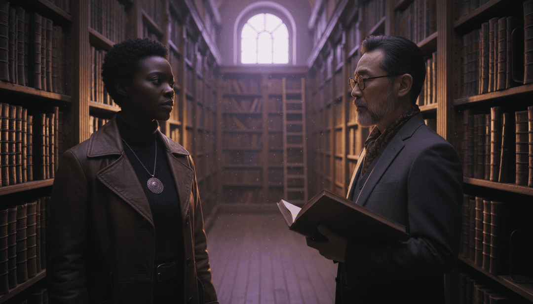 컴퓨터 앞에 앉아 미소 짓는 사용자의 영감을 주는 모습. 화면에는 활기차고 개인화된 뮤직 비디오가 재생되며 창의적인 역량을 상징합니다.