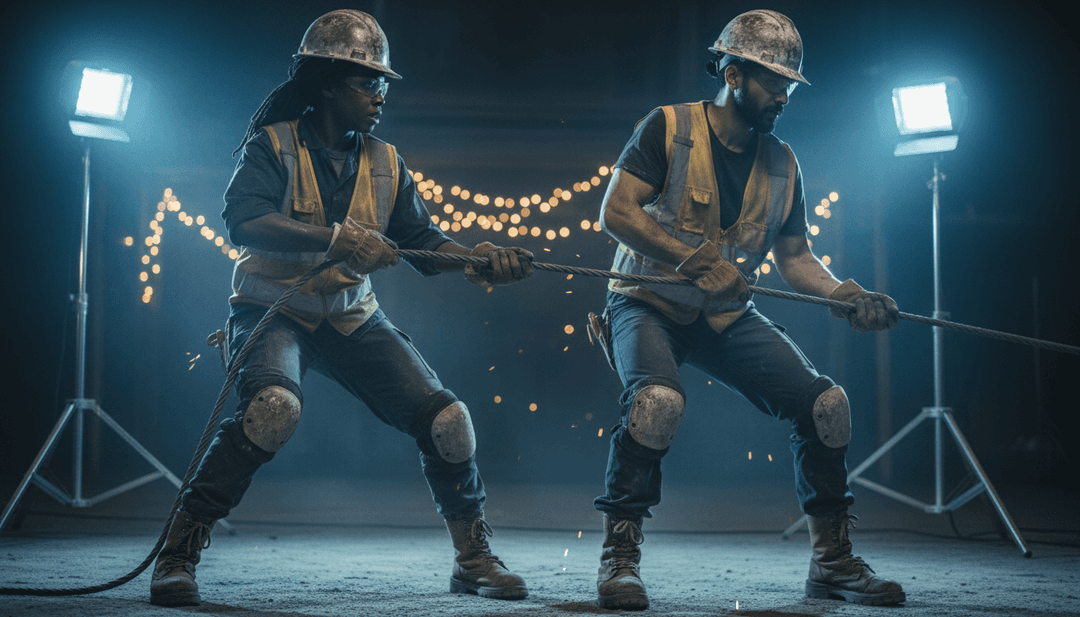 एक गतिशील संगीत वीडियो के लिए AI, Memphis LK के 'That Boy's Not Nice' की स्पंदित लय और अलौकिक धुनों की व्याख्या कर रहा है।