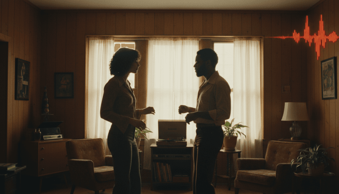 Immagini dinamiche generate dall'AI, ispirate ai ritmi energici e alle voci soulful di Franc Moody.