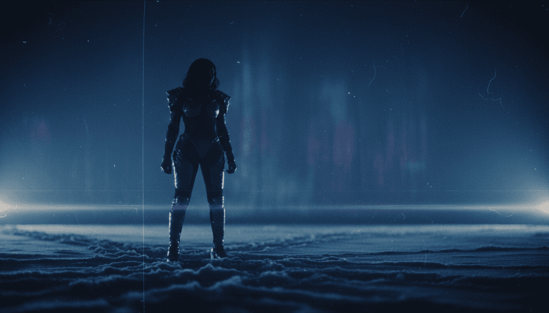 一個 AI 代理正在分析 Darlene Love 的「Christmas (Baby Please Come Home)」中強勁的歌聲和懷舊的搖擺節奏,以激發視覺概念。