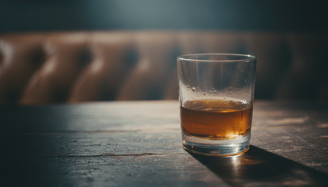 L'IA analizza accordi di chitarra acustica e un testo country romantico, visualizzando un tramonto su un campo.