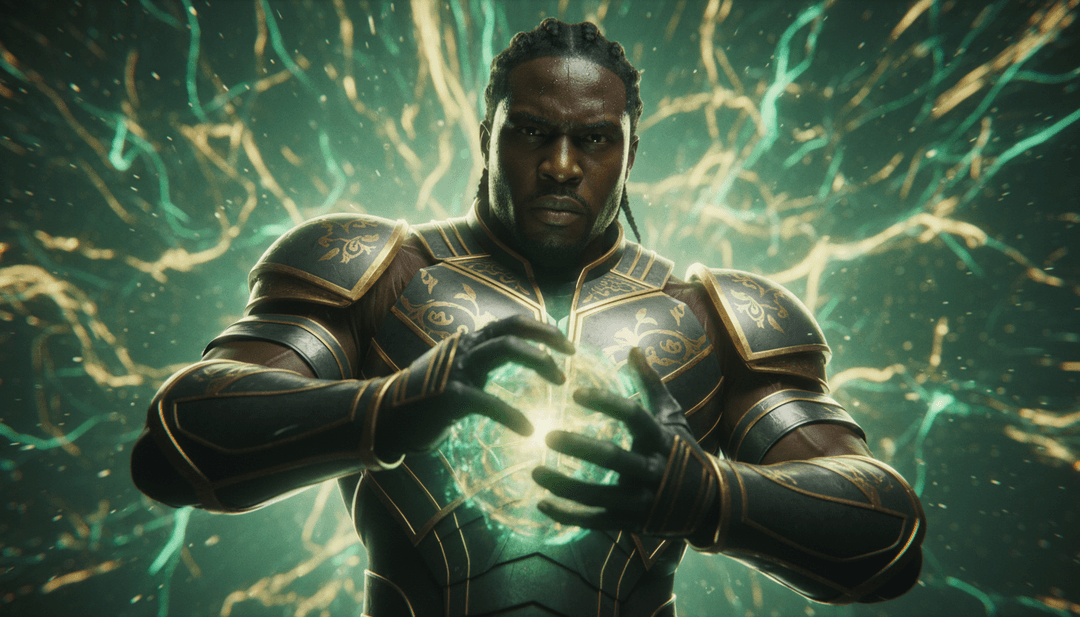 एक संगीत वीडियो का एक विजयी अंतिम दृश्य, जिसमें जटिल दृश्य प्रभाव और संगीत के साथ सहज तुल्यकालन प्रदर्शित किया गया है, freebeat.ai लोगो को सूक्ष्मता से एकीकृत किया गया है, जो उपयोगकर्ता की रचनात्मकता को प्रेरित करता है।