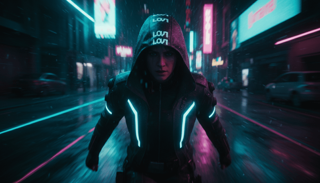 뮤직 비디오에서 전자 비트 및 신디사이저 드롭과 동기화되는 역동적인 영상으로, 활기차고 에너지 넘치는 디스플레이를 선보입니다.