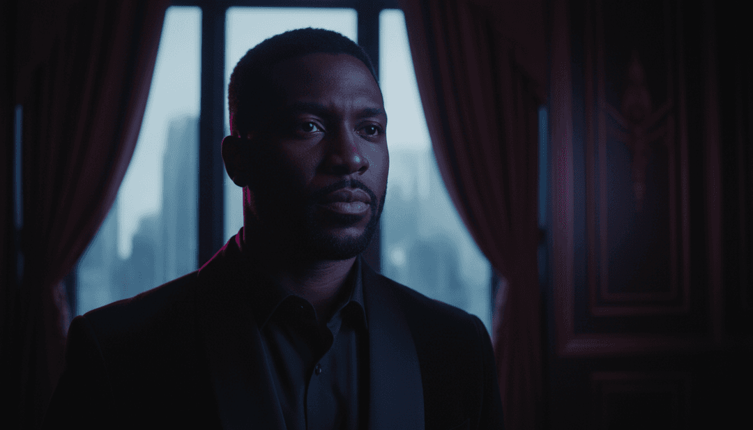 PRETTY WOMAN (WICKED) के लिए एआई-जनरेटेड कॉन्सेप्ट आर्ट, जिसमें नियो-सोल परिष्कार को दर्शाते हुए नियॉन-लिट जैज़ क्लब पृष्ठभूमि के खिलाफ सुरुचिपूर्ण सिल्हूट दिखाए गए हैं।