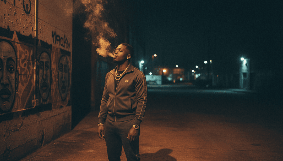 IA analysant les formes d'onde audio de 'From The Back' de Bankroll Ni et Lizzo pour extraire l'ambiance et les indices visuels pour la génération de vidéoclips.