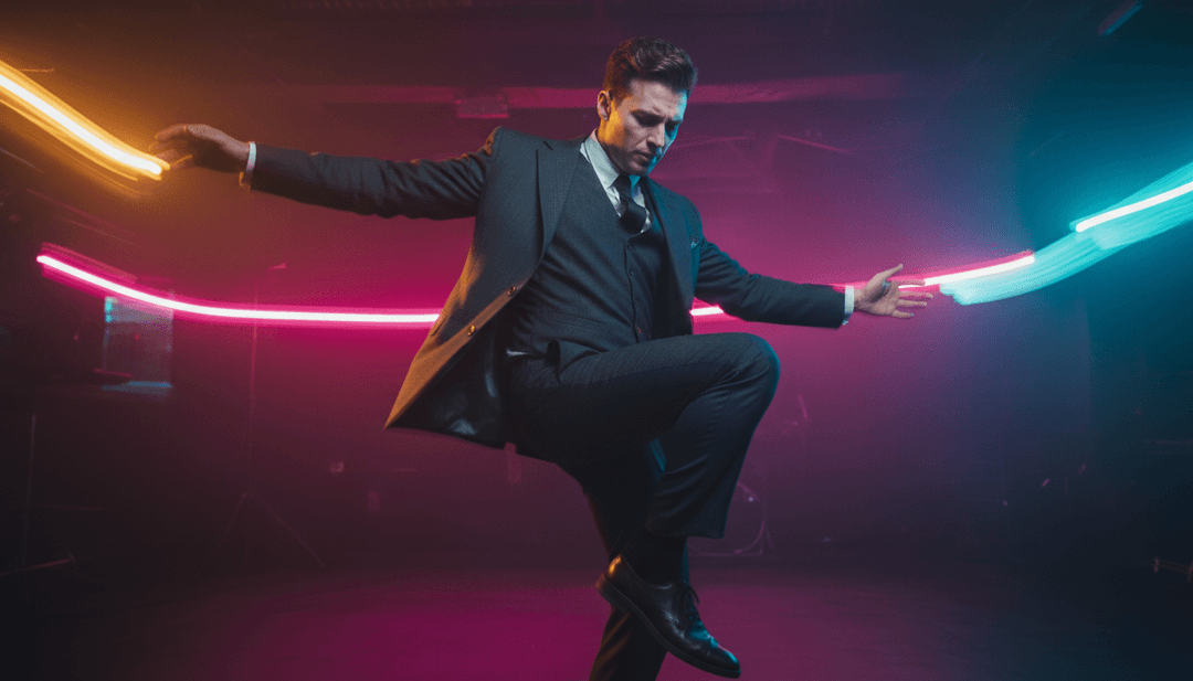 Arte digital dinâmica retratando ondas sonoras de '12 to 12' transformando-se em elementos visuais fluidos como raios de luz e padrões abstratos, gerada por um gerador de capa de música com IA.