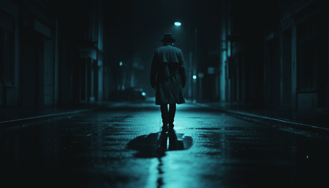 Lewis Capaldi의 'Something In The Heavens'의 감정적 깊이를 신비로운 빛과 자연 요소로 해석하는 AI.