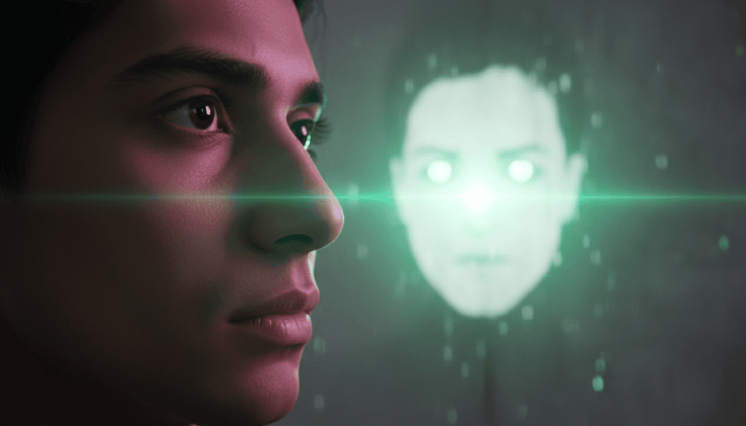 Lewis Capaldi의 'Something In The Heavens'의 리듬과 감정으로 생동감 있게 표현된, 별이 빛나는 하늘 아래 고독한 인물들의 생생한 장면.