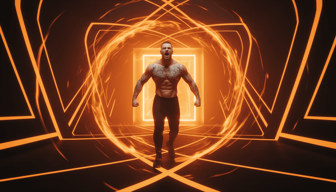 Un'interfaccia utente di freebeat.ai che mostra varie opzioni di personalizzazione per un video musicale generato dall'IA, con "The Door" in riproduzione in sottofondo.