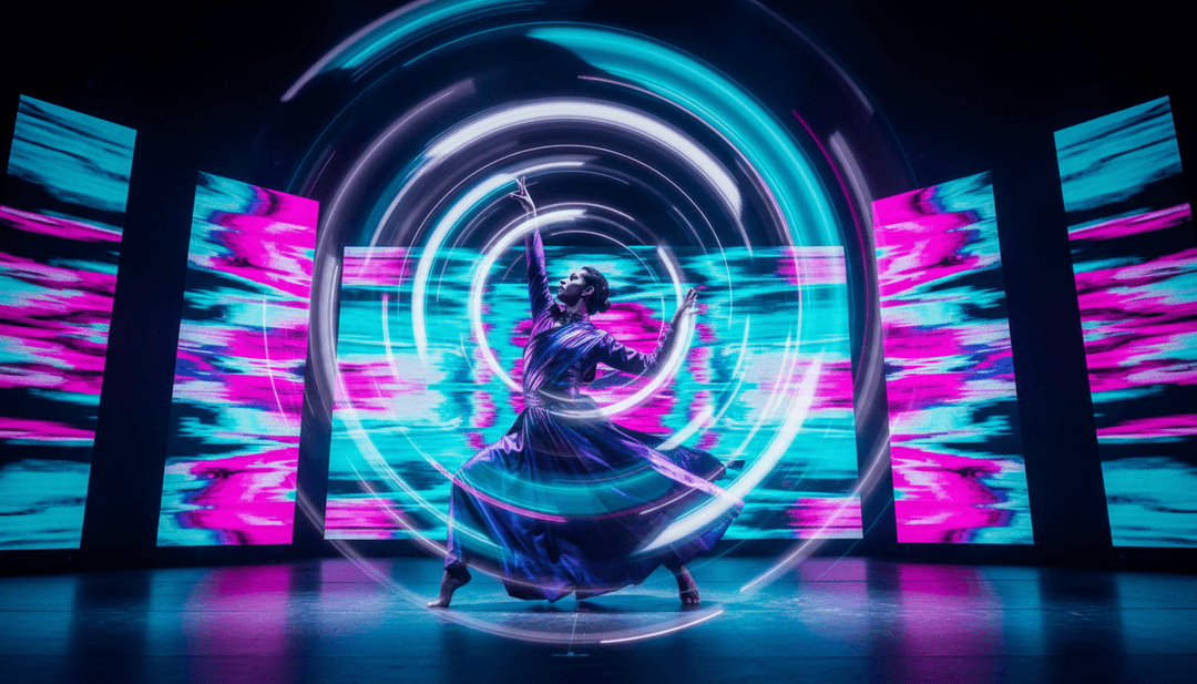 완성된 고품질 AI 생성 뮤직 비디오 "Stay A Little Longer"는 다이내믹한 비주얼과 무료 캡션을 선보입니다.