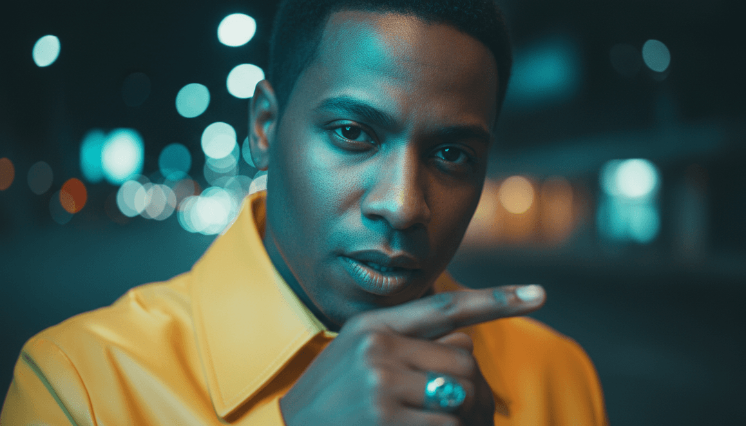 Abstrakter Visualisierer, der die Klangwellen von 'Hard Earned Money' interpretiert und R&B-, Hip-Hop- und Soul-Elemente miteinander verbindet.