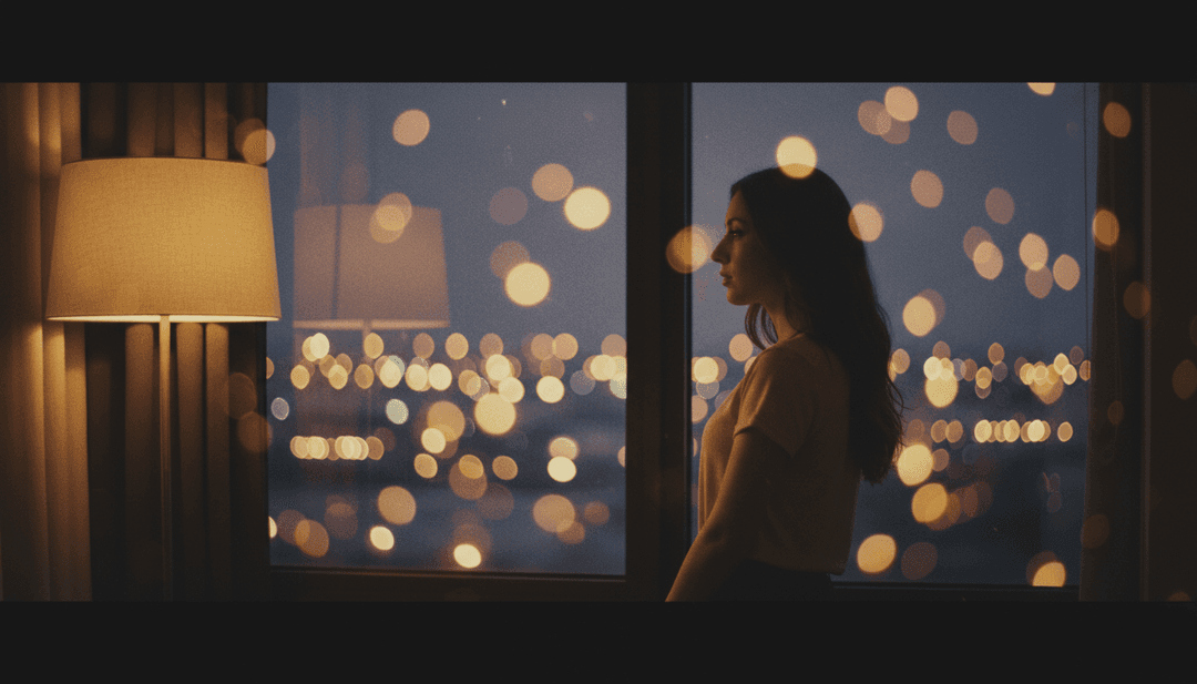 KI interpretiert Akustikgitarrenwellen und Stimmharmonien für ein Musikvideo.