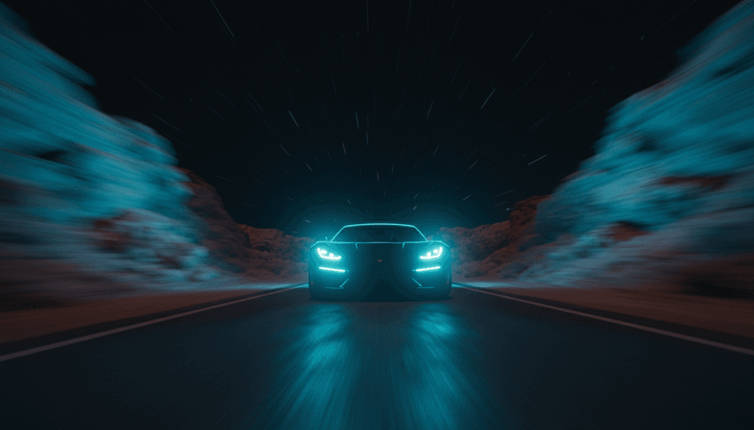 AI 音樂影片生成器 Freebeat.ai 的使用者介面,顯示 'Blinding Lights' 的客製化選項,包括視覺風格、歌詞下載和場景調整,以實現個人化的音樂封面生成。