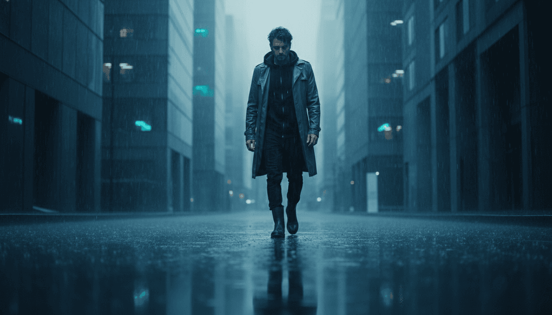 Sefo के 'Bilmem Mi?' के बोलों का AI द्वारा विश्लेषण किए जाने का वैचारिक प्रतिपादन, स्पंदित ध्वनि तरंगों को अमूर्त दृश्य रूपांकनों में बदलते हुए दर्शाता है।