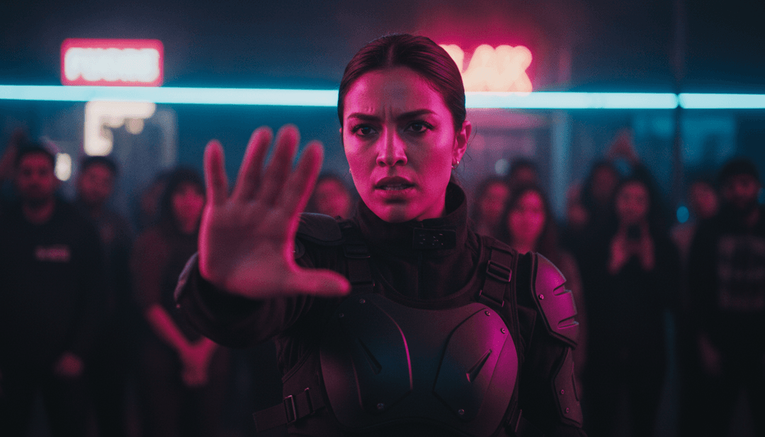 Freebeat.ai 为 'the decoupling of the nuclear family' 创作的成品高质量音乐视频,展示了其变革性的 MP3 到 MP4 转换功能。