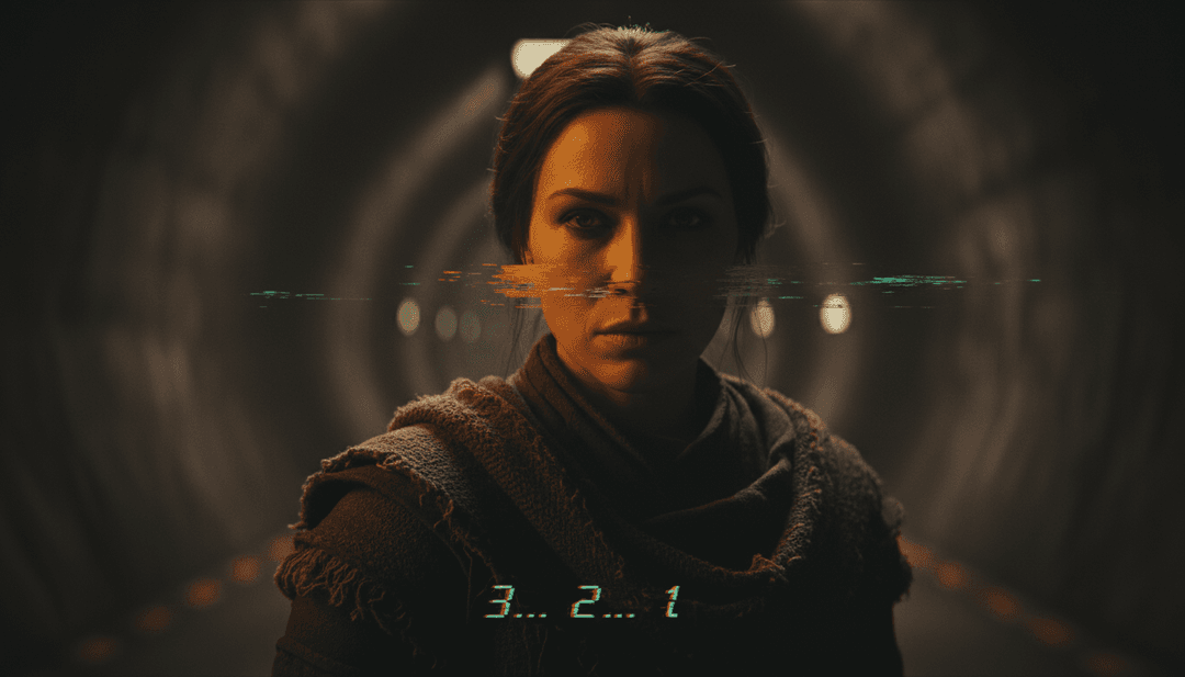 AI "Girls Go Freak" की व्याख्या नियॉन रोशनी, स्पंदित तरंगों और गतिशील नर्तकियों के साथ कर रहा है, जो इलेक्ट्रॉनिक डांस संगीत का प्रतिनिधित्व करता है।