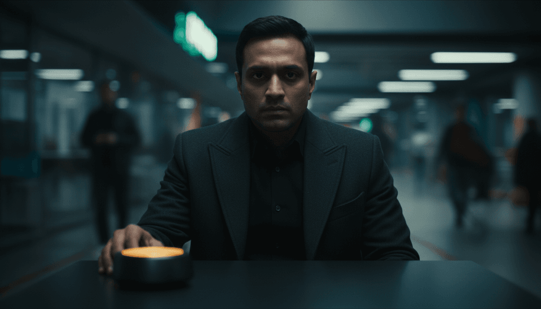 L'IA interprétant le cœur émotionnel d'une chanson indie rock, visualisant une guitare brute et des paroles réfléchies.