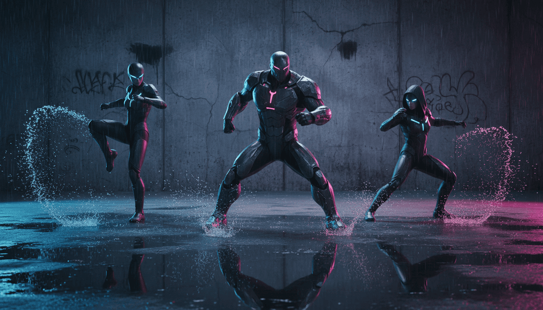 L'IA interprétant l'énergie vibrante de la chanson Golden par HUNTR/X et KPop Demon Hunters Cast, visualisant ses éléments k-pop, électroniques et dance-pop dans une animation conceptuelle.