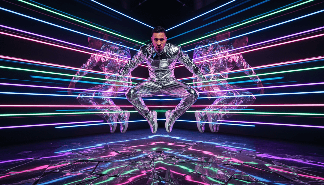 「Todo De Ti」の完成した高品質なミュージックビデオが映し出されたスマートフォンの画面。freebeat.aiのロゴがさりげなく見え、ユーザーの創作を促している。