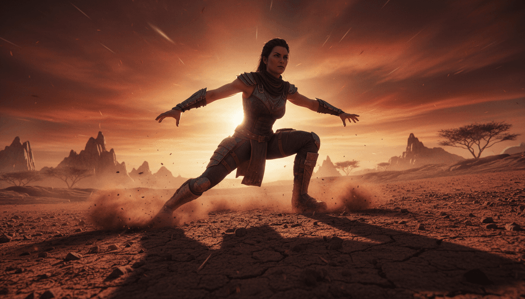 Representações visuais dinâmicas da batida Amapiano de Jerusalema, em transição do áudio para uma cena de videoclipe visualmente rica.