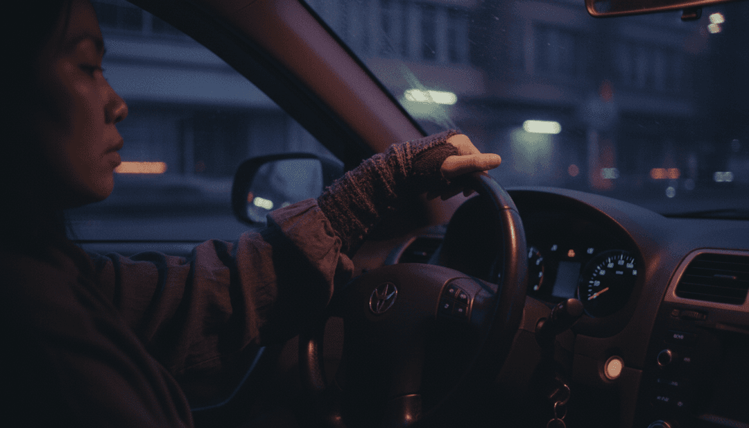 Um sistema de IA analisando a profundidade emocional, acordes melancólicos e letras pungentes de 'drivers license' de Olivia Rodrigo para conceituar temas visuais.