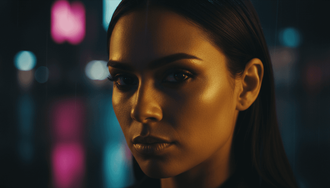 Dynamische Visuals, synchronisiert mit Rhythmus und Text von 'Ram Pam Pam', generiert von einem KI-Musikvideo-Tool.