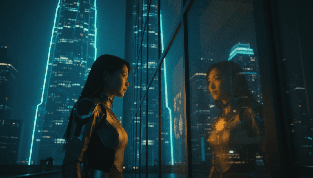 Un'immagine finale mozzafiato da un video musicale generato dall'AI per 'On The Ground', che mostra immagini dinamiche e testi perfettamente sincronizzati.