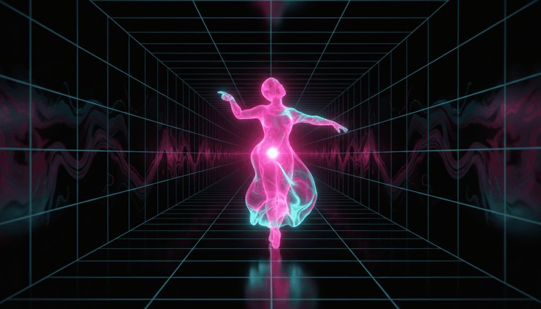 AI 通过旋转的视觉概念和忧郁的色调,诠释 George Michael 的 'Careless Whisper' 的情感深度。