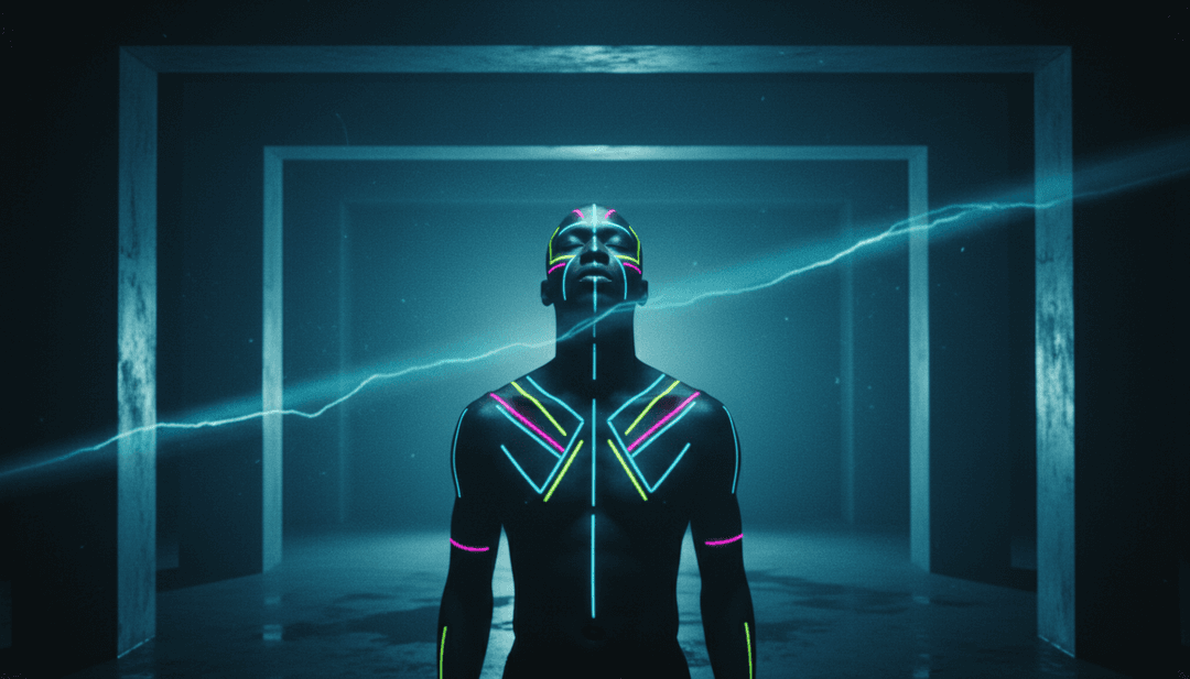 CKay के 'love nwantiti (ah ah ah)' धुन के साथ सिंक्रनाइज़ किए गए जीवंत, बहते हुए दृश्य, एक AI संगीत वीडियो जनरेटर द्वारा बनाए गए गतिशील गीत और रंगीन दृश्यों को प्रदर्शित करते हुए।